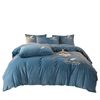 Winter Warm Crystal Velvet Four-Piece Set Milk Velvet Coral Velvet Quilt Cover Single Piece Double-Sided Fleece-Lined 1.8m Bedding