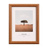 Photo Frame 6inch Empty Frame Display Stand with a High-End Feel 10inch A4 Creative Simple Arc-Shaped Wooden Puzzle Picture Frame