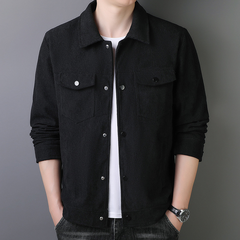 Áo Khoác Nam Kín Cổ Hàng Mùa Xuân Thu Đông Phong Cách Hàn Quốc