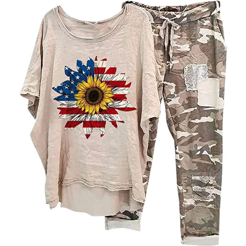 One piece made Amazon popular 2023 Summer European and American new foreign trade women's clothing Western style two-piece fashion suit