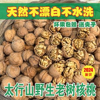 2024 New Wild Old Tree Walnut Original Flavor for Pregnant Women, Non-Paper Thin-Skinned, Farm-Produced, Unbleached 2/ 2.5kg