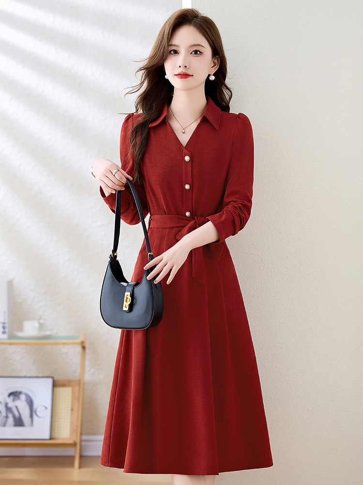 (Mới) Mã B5026 Giá 1410K: Váy Đầm Liền Thân Nữ Hatdng Hàng Mùa Xuân Thu Đông Phong Cách Hàn Quốc Thời Trang Nữ Chất Liệu G04 Sản Phẩm Mới, (Miễn Phí Vận Chuyển Toàn Quốc).