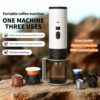 Cross-Border New Portable Capsule Coffee Machine Fully Automatic Wireless Heating Small Home Outdoor Portable Coffee Machine