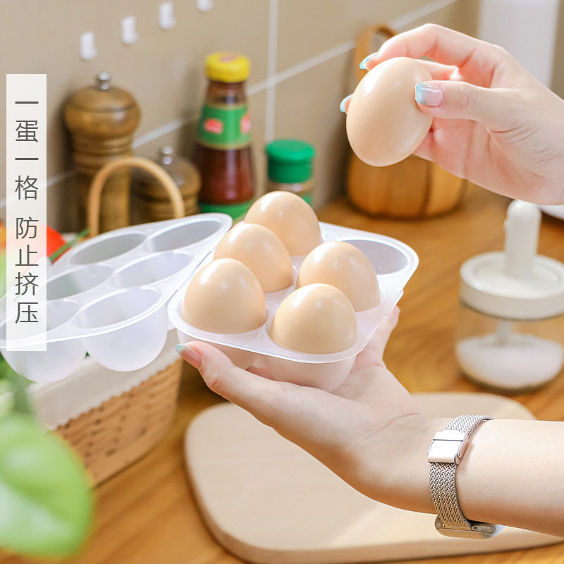 Egg storage box household refrigerator crisper egg storage special artifact egg rack with lid dustproof egg grid egg tray