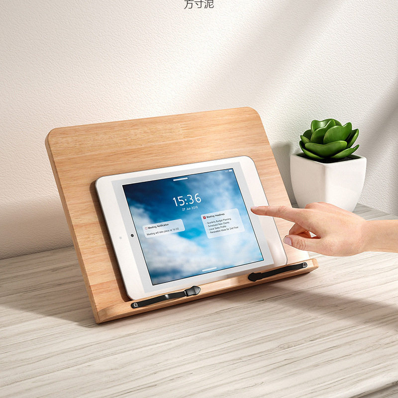 Reading Rack Students Look at Bookshelf Lintie Reading Bookshelf Book Stand Multifunctional Book Copybook Rack Chanting Stand