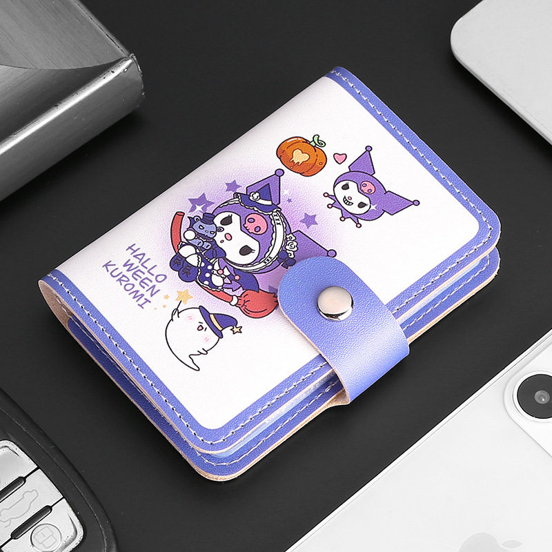 Foreign Trade Hot-Selling Cartoon Card Holder for Women, Large Capacity Driver's License and Bank Card Storage Bag, Anti-Degaussing Multi-Card Slot Card Holder Pu