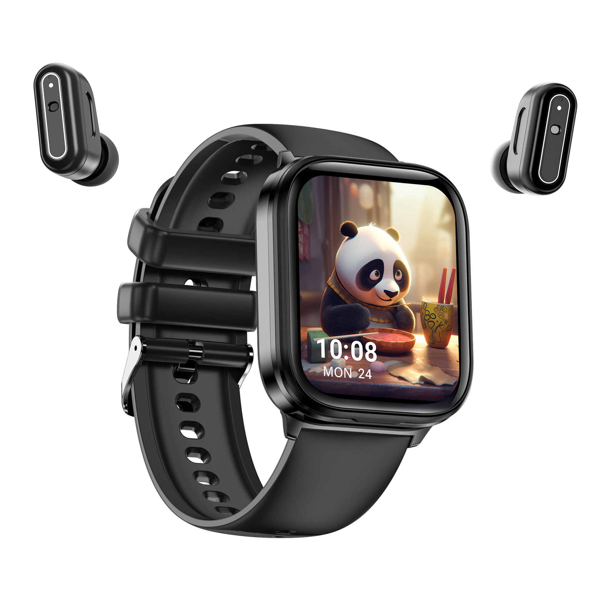 X9 Bluetooth Headset Call Smart Watch 2-in -1 TWS Headset Heart Rate Blood Oxygen Exercise FlowFit