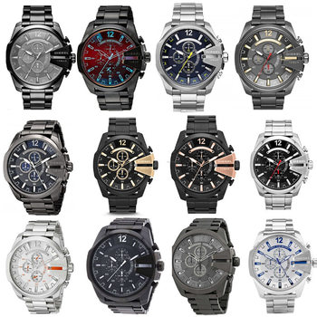 Disai Black Samurai Watch Sports Fashion European and American Watch Large Dial Quartz Movement Steel Band Watch Cassie