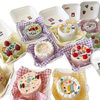 Internet Celebrity Korean Style Spring Outing Cake Baking Paper Plaid Oil Paper Fruit Berry Picnic Sandwich Lunch Paper