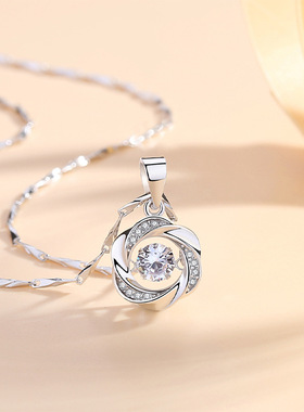 跳动的心项链女韩版小众轻奢设计