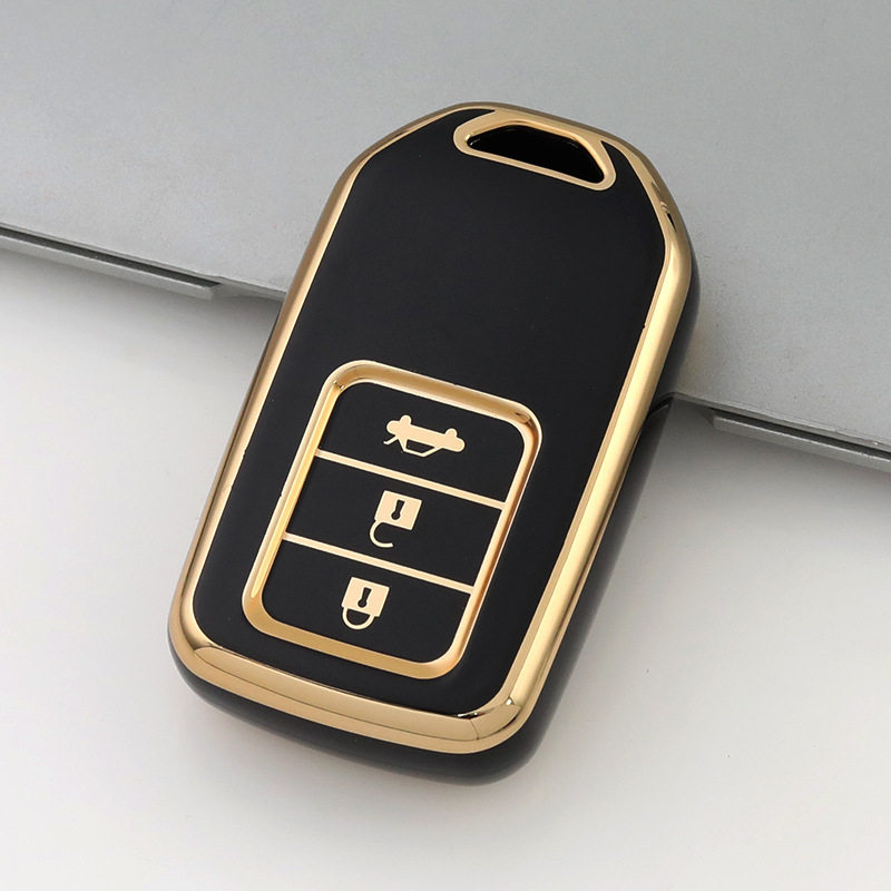 Suitable for 345-Key Honda Civic Key Cover Bag Tenth Generation Accord Lingpai Xrv Binzhi Crv Haoying Bag Car Buckle