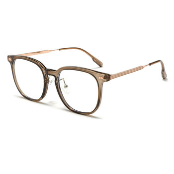 New TR90 Anti-blue Glasses Fashion Internet Popular Plain Glasses Frame Women's 849 Korean Style Artistic Flat Glasses Frame