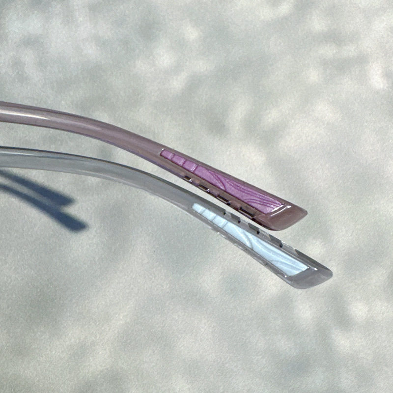 Ultra Light Screwless TR90 Frame Fashionable Small Frame Narrow Box Women's Myopia Eye Frame Can Be Equipmentable Height Number of Glasses Frame