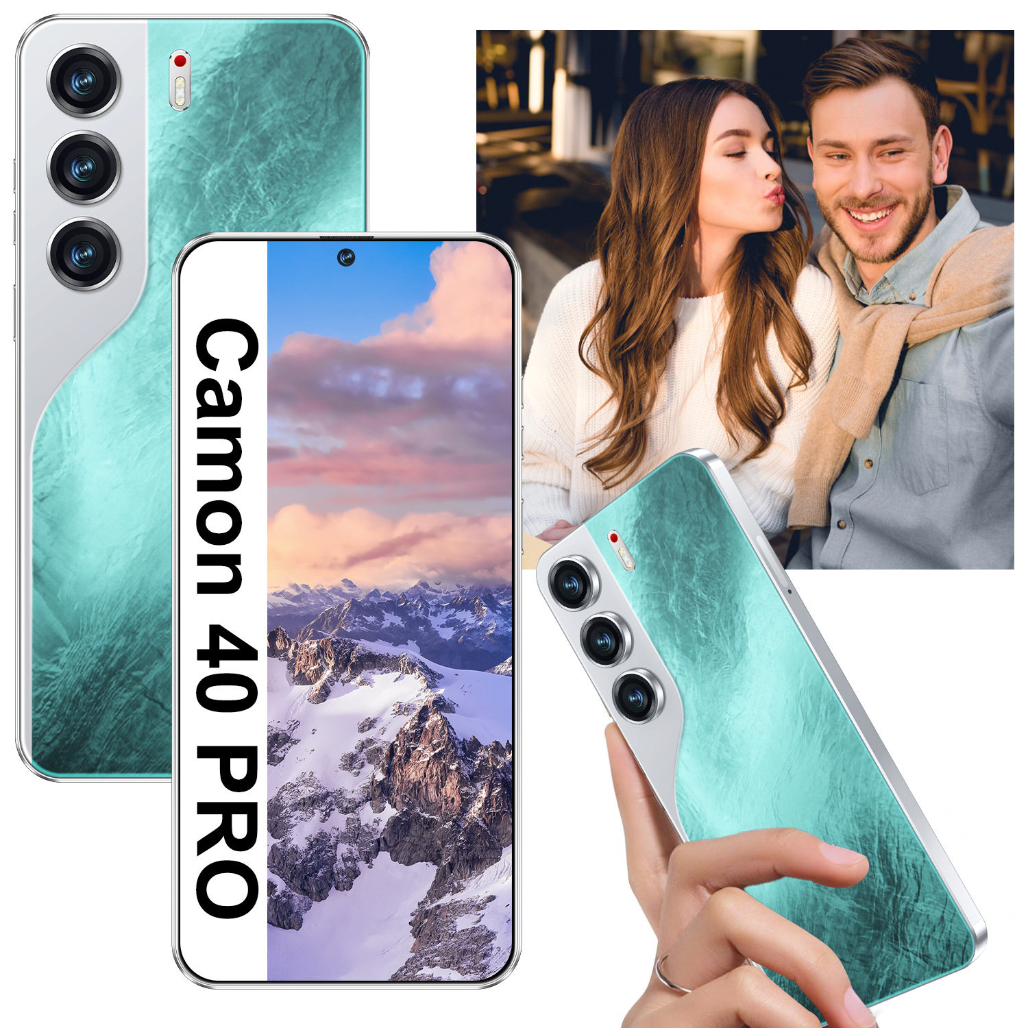 跨境Camon40 Pro 安卓16+1T 智能手机7.3大屏源头厂家速卖通OZON