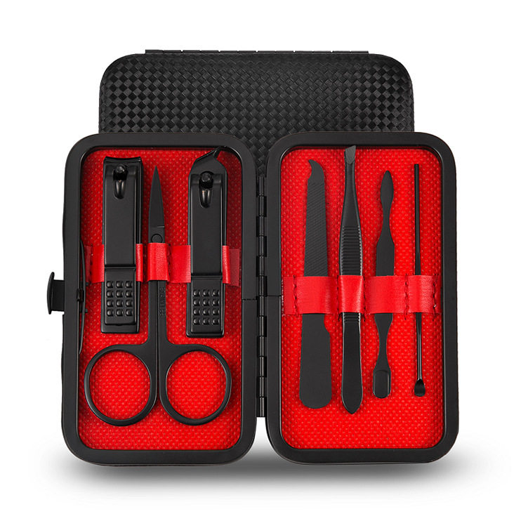 Stainless steel nail clippers wholesale pedicure Clippers nail clippers suit 7-piece set nail tools full set