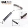 In Stock 12inch Triangular Curly Brush Bbq Wire Grill Brush Grilling Tools Outdoor Barbecue Grill