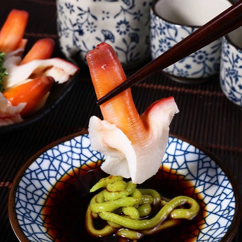 Orchid Clam Iceberg Clam with Ice Coating, Abalone, Arctic Scallop Skirt Sashimi Ingredients for Japanese Sushi Cuisine Commercial Use