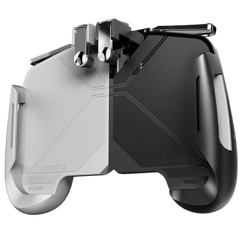 Popular Hot-Selling Gaming Controller for Pubg with Six-Finger Linkage, Fan Cooling, and Continuous Touch-Trigger Gun Aiming Tool