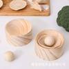 Household Wooden Round Dumpling Skin Press for Adults and Children Hand-Rolled Dumpling Mold New Year Dumpling Skin Press
