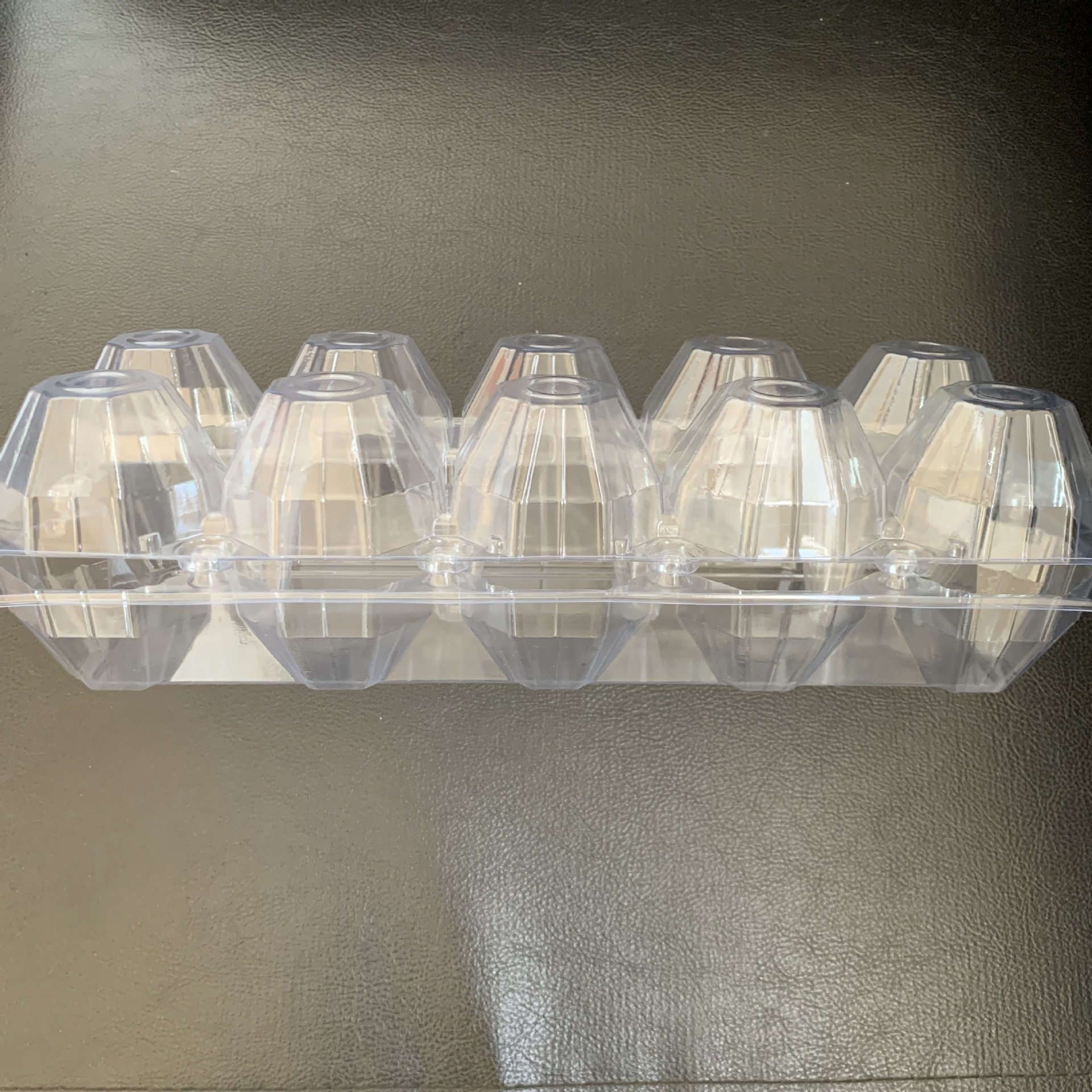 Blister Packaging Transparent Pvc Goose Egg Tray 10 Pieces Egg Transparent Packaging Box Food Plastic Plastic Inner Packaging