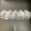 Blister Packaging Transparent Pvc Goose Egg Tray 10 Pieces Egg Transparent Packaging Box Food Plastic Plastic Inner Packaging