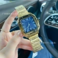All gold and blue surface
