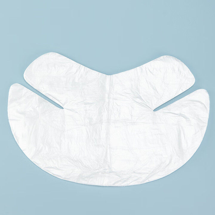 Disposable Fresh-Keeping Neck Mask 100 Pieces for Beauty Salon Special Plastic Transparent Mask Neck Neck Wrinkle Mask Paper