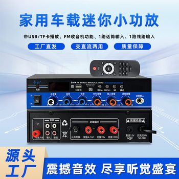 Cross-Border New Professional High-Power Speaker Amplifier Home Bluetooth Amplifier Digital Car Small Amplifier