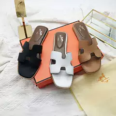 Fairy Style Slippers Women's 24-Wave Summer All-Match H-Belt Korean-Style Slippers European and American Cross-Border Foreign Trade Slippers slipper