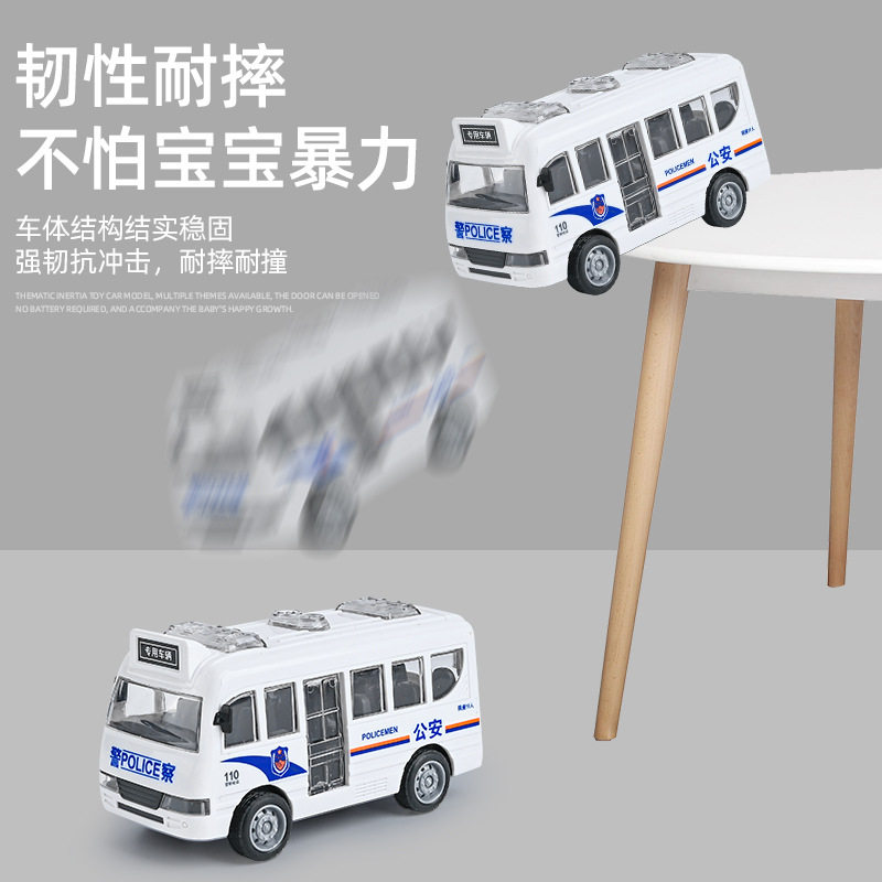 跨境外贸网红儿童玩具男孩宝宝益智玩具车子仿真惯性巴士地摊批发