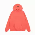 Flocked sweatshirt orange