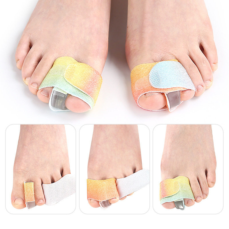 Colorful Toe Separator, Thumb Valgus, Overlapping Toe Separator, Wavy Strip, Toe Separator That Can Be Used Day and Night