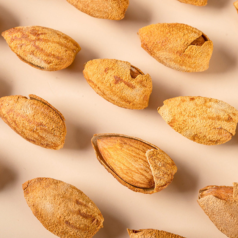 Mountain Fruit Craftsman Almonds 500g Creamy Almonds Southern Almonds Nuts Dried Almonds Roasted Seeds