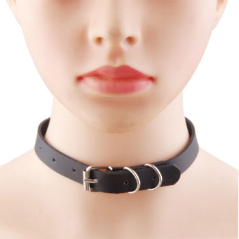 European and American Dark Harajuku Punk Retro Pu Leather Collar Nightclub Sexy Rock Neck Strap Collar Bracelet One Dual Use