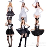Маскарадный костюм кролика, смокинг, костюм фокусника, униформа для игр в ночном клубе ds, милый костюм кролика