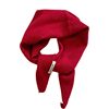 Solid Color Shawl Niche Brand Wool Knitted Triangle Scarf Women's Headscarf Knitted Scarf Multi-Functional Warm and Versatile