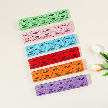 Cross-border Amazon Lottery Paper Game Tickets Lottery Chips Multicolor Game Lottery Tickets Wholesale