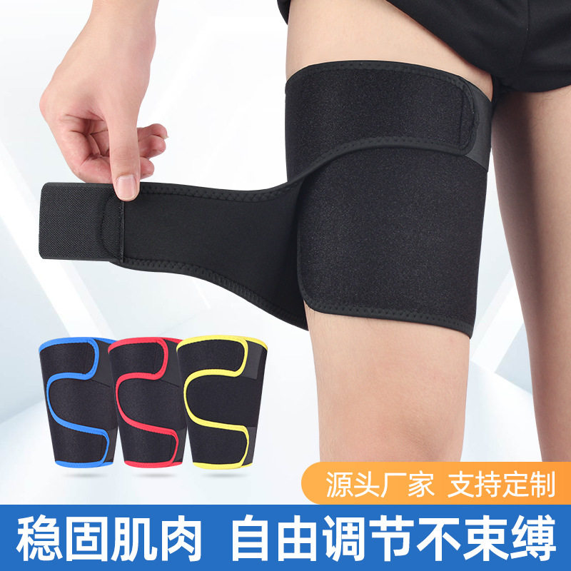 Wholesale sports thigh protection diving material leg protection sleeve mountaineering basketball football riding fixed anti-muscle strain protective gear