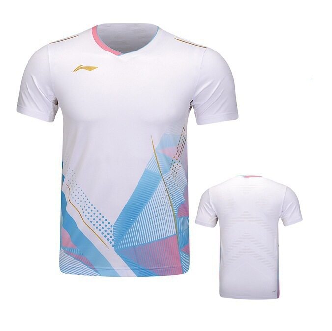ชุดกีฬาแบดมินตัน Li-Ning ซีรีส์ทีมประจำจังหวัดหนิงเซี่ยรุ่นใหม่ เสื้อแข่งขันแห้งเร็วสำหรับทั้งชายและหญิง