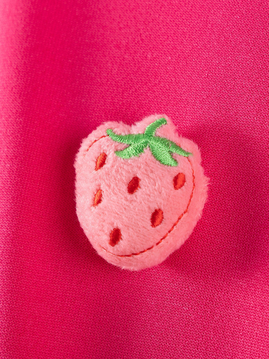 Girls' Autumn Long-Sleeve Set, Cute Strawberry Kids' Wear