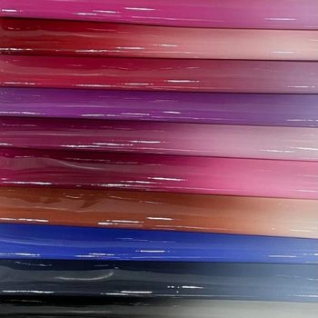 Symphony Gradient Seamless Mirror Pu Leather Shoe Leather Luggage Decoration Artificial Leather Women's Shoes Shoe Material Fabric