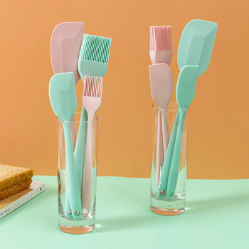 Oil Brush Kitchen Pancake Oil Brush Household High Temperature Resistant No-lint Silicone Barbecue Baking Food Edible Small Brush