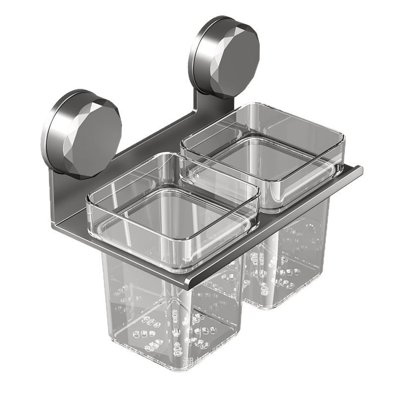 Cross-Border Suction Cup Chopstick Cage Chopstick Tube Wall-Mounted Punch-Free Kitchen Storage Rack Household Chopsticks and Spoon Storage Rack