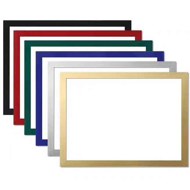 Magnetic Children's Photo Frame, No-Drill Wall Sticker Frame for Posters, Advertising, A3 A4 Photos, Certificates, Business Licenses, Magnetic Attachment