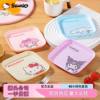 Sanrio Official Bone Dish with Candy, Cartoon Household Dining Table Trash Tray, Bone Disposal Dish, Plastic Small Dish, Co-Branded