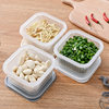 Q5273 Green Onion Preservation Box for Home Kitchen, Double-Layer Storage Box for Green Onions, Ginger, and Garlic, with Drainage Function, Refrigerator Storage