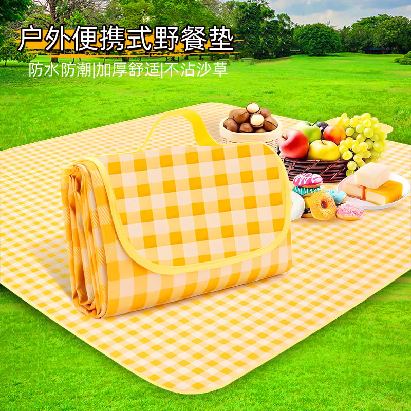 New Outdoor Camping Thickened Folding Waterproof and Moisture-Proof Mat Mountain Sports Equipment Tent Cushion Wholesale