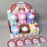 Серия плюшевых пижам Hello kitty Teddy из серии плюшевых слепых коробок, модная партия милых кукол ручной работы