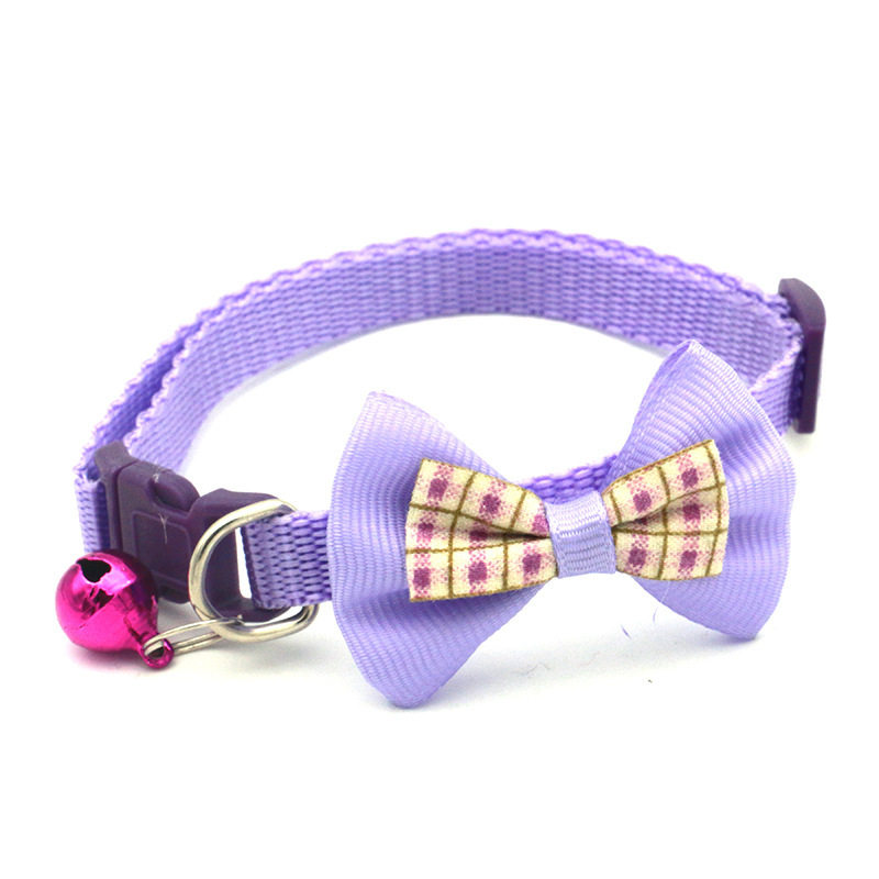 Cat dog collar dog collar small collar collar jewelry teddy puppet bow pet supplies wholesale