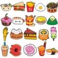 Cute food set (20 pieces)